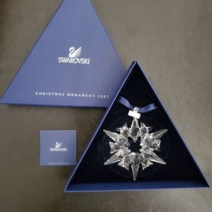 2007 Swarovski Snowflake Christmas Ornament